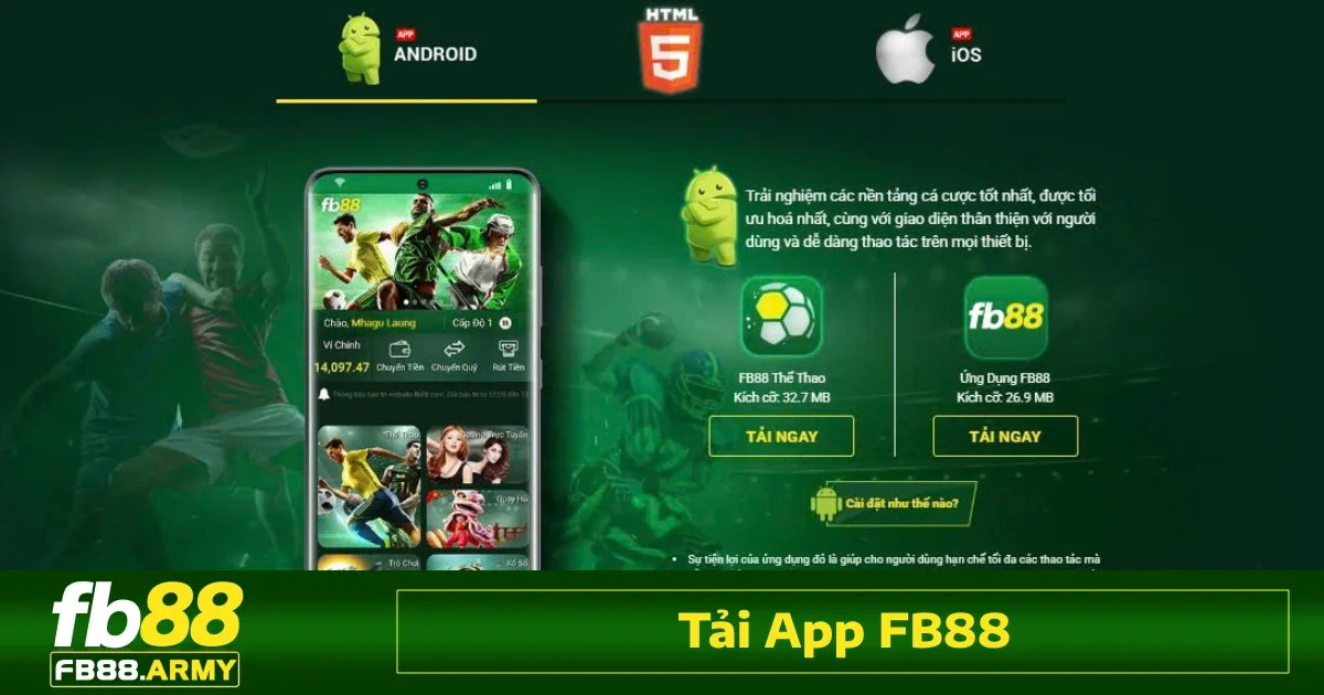 Hướng dẫn tải app Fb88 về thiết bị IOS/Android