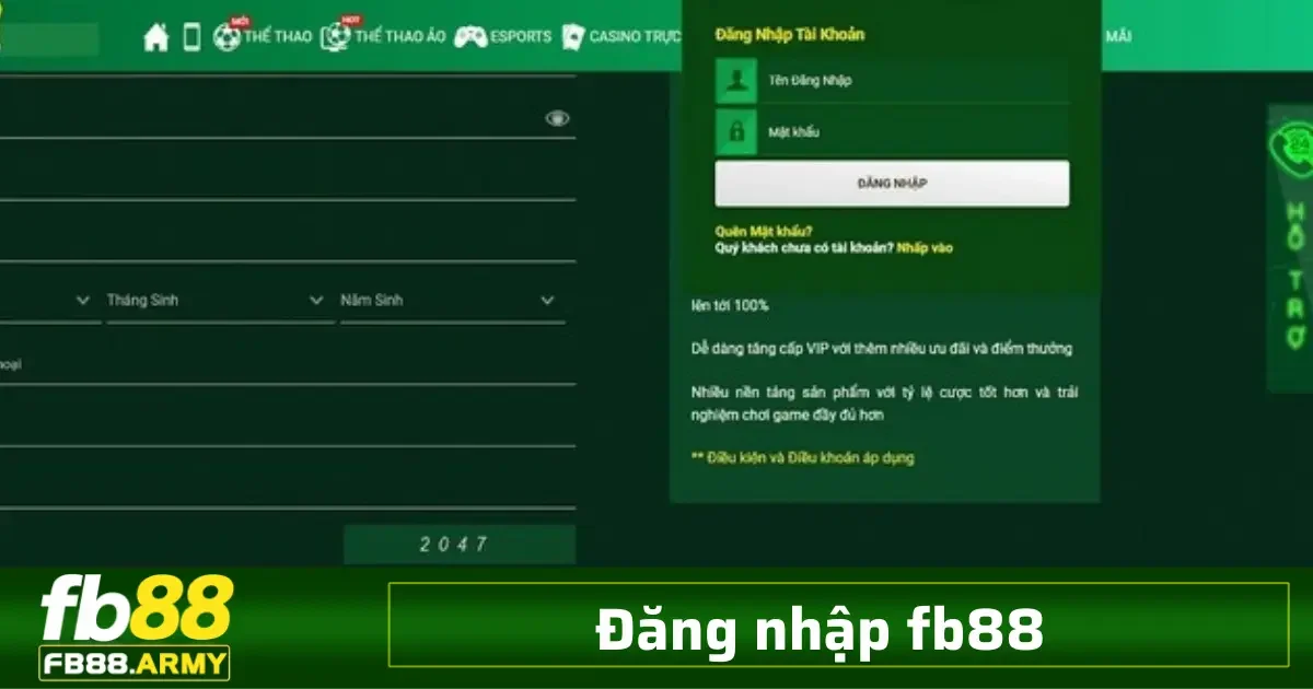 Trước khi đi vào hướng dẫn đăng nhập, chúng ta cần làm quen với giao diện của website FB88.