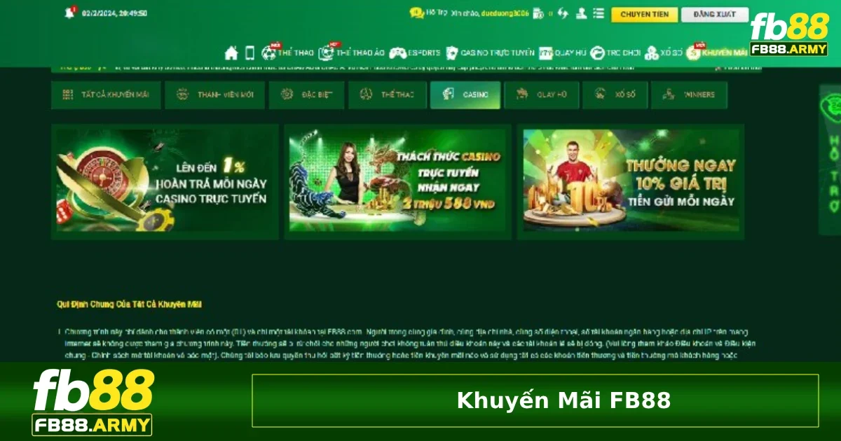 Khuyến mãi fb88 3 Chương trình ưu đãi thưởng dành riêng cho thành viên VIP