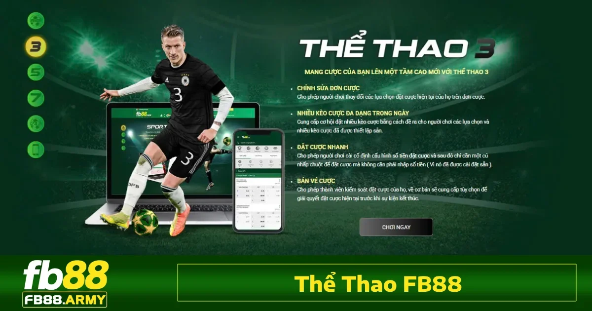 Thể thao fb88 1 Trong thế giới cá cược thể thao, sự đa dạng về môn thể thao là yếu tố then chốt để thu hút người chơi ở mọi sở thích.